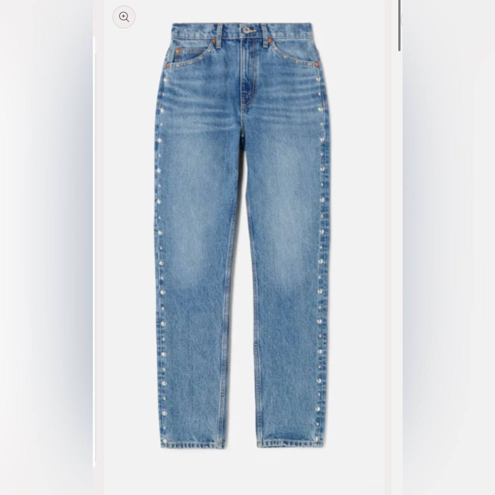 70s Straight Stud Jeans Redone